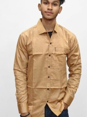 Men Regular Fit Solid Casual Shirt
