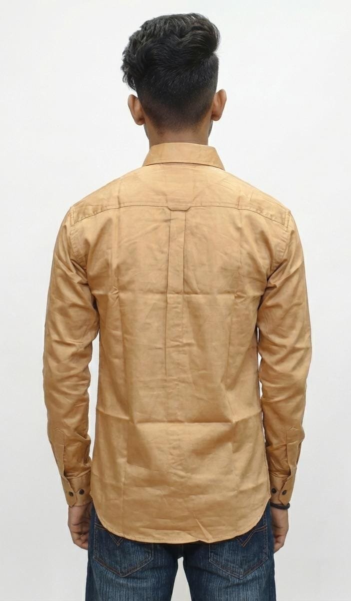 Men Regular Fit Solid Casual Shirt - Image 2